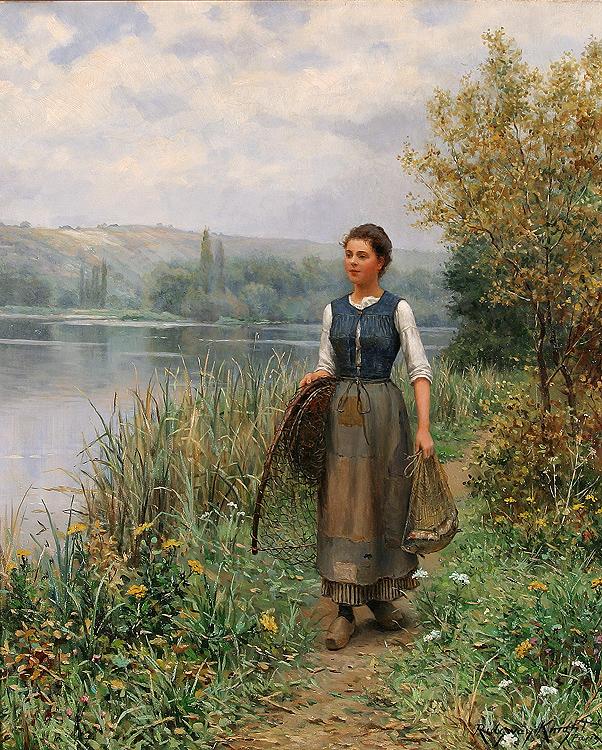 Daniel Ridgeway Knight The fishman wife